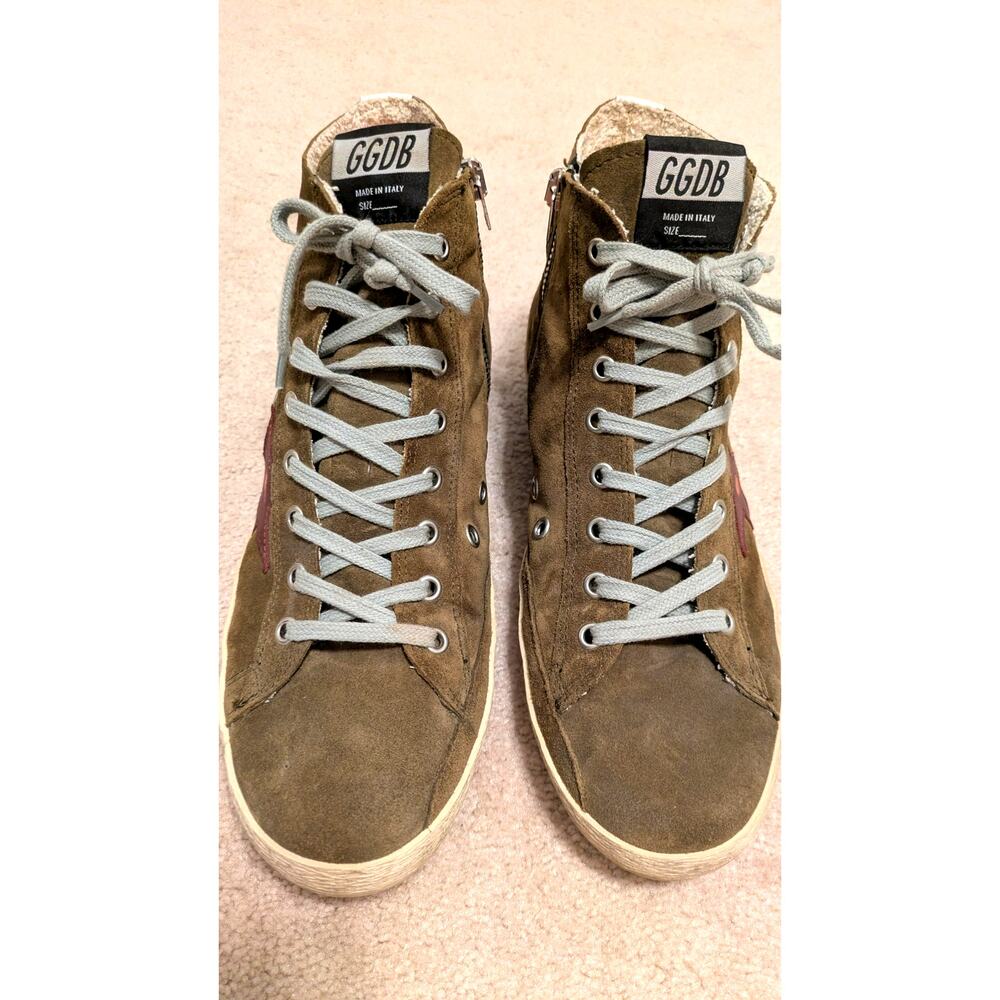 Golden Goose "Francy" Suede Hi Top Sneaker - Picture 2 of 10